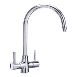 Carron Phoenix Alba Dual Lever Kitchen Tap - Chrome - 115.0068.379