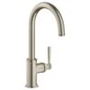 AXOR Montreux Single Lever Kitchen Mixer Tap 260 With Swivel Spout - Brushed Nickel - 16580820