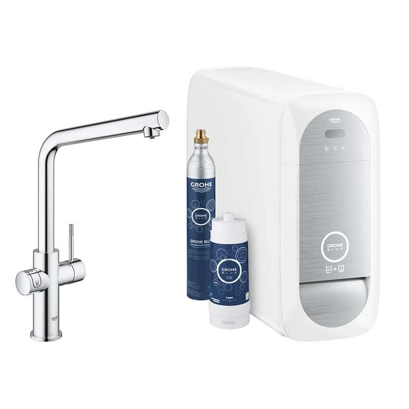 Grohe Blue Home L Duo Spout Kitchen Tap Chrome - 31454001 3 Grohe Blue Home L Duo Spout Kitchen Tap Chrome - 31454001