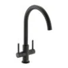 Carron Phoenix Rosolina J Spout Kitchen Tap - Matt Black - 115.0605.454