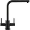 Franke Krios L-Spout Kitchen Mixer Tap - Matt Black - 115.0659.342 -Home Kitchen 1 1 1150659342