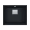 Franke Kubus 2 1 Bowl Undermount Fragranite Kitchen Sink KNG 110-52 - Matt Black - 125.0630.442 -Home Kitchen 1 2 125.0630.442