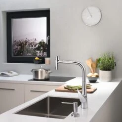 Hansgrohe S719-U660 Undermount Kitchen Sink 660 - Stainless Steel - 43428800 -Home Kitchen 4 4 3 43428800 2