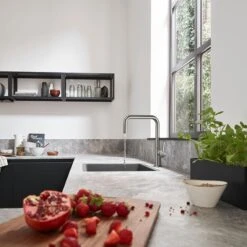 Hansgrohe S510-U450 Undermount Kitchen Sink 450 - Stone Grey - 43431290 -Home Kitchen 4 4 3 43431290 2