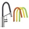 Blanco VIU-S Flexible Replaceable 4 Colour Hose Galvanic Kitchen Tap - Chrome - 524813