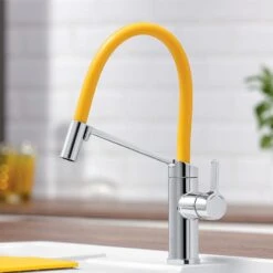 Blanco VIU-S Flexible Replaceable 4 Colour Hose Galvanic Kitchen Tap - Chrome - 524813 -Home Kitchen 5 2 524813 3