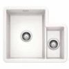 Blanco VILLAE LH Farmhouse Ceramic 1.5 Bowl Kitchen Sink - Crystal White - 525166