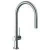 Hansgrohe Talis M54 Single Lever Kitchen Mixer 210, Pull-Out Spray, 2jet, SBox - Chrome - 72801000 -Home Kitchen 7 2 72801000