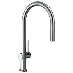 Hansgrohe Talis M54 Single Lever Kitchen Mixer 210, Pull-Out Spray, 2jet, SBox - Chrome - 72801000