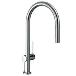Hansgrohe Talis M54 Single Lever Kitchen Mixer 210, Eco, Pull-Out Spray, 2jet - Chrome - 72842000