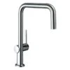 Hansgrohe Talis M54 Single Lever Kitchen Mixer U 220, Eco, 1jet - Chrome - 72844000 -Home Kitchen 7 2 72844000