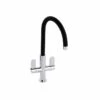 Abode Linear Monobloc Kitchen Tap Chrome / Black - AT1184 2 Abode Linear Monobloc Kitchen Tap Chrome / Black - AT1184 -Home Kitchen a t at1184
