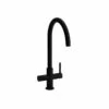 Abode Puria Aquifier Monobloc Kitchen Tap Matt Black - AT2044 -Home Kitchen a t at2044