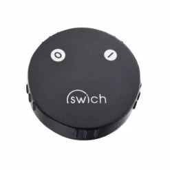 Abode Swich Diverter Valve Round Handle Matt Black - AT2106