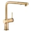 Abode Fraction Pull Out Contemporary Kitchen Mixer Tap Antique Brass - AT2158 -Home Kitchen a t at2158