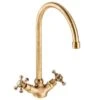 Abode Burford Monobloc Classic Kitchen Mixer Tap Antique Brass - AT2172 -Home Kitchen a t at2172