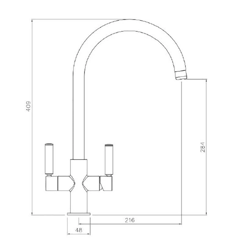 Abode Globe Aquifier Kitchen Water Filter Tap Chrome - AT2173 4 Abode Globe Aquifier Kitchen Water Filter Tap Chrome - AT2173 - Image 2