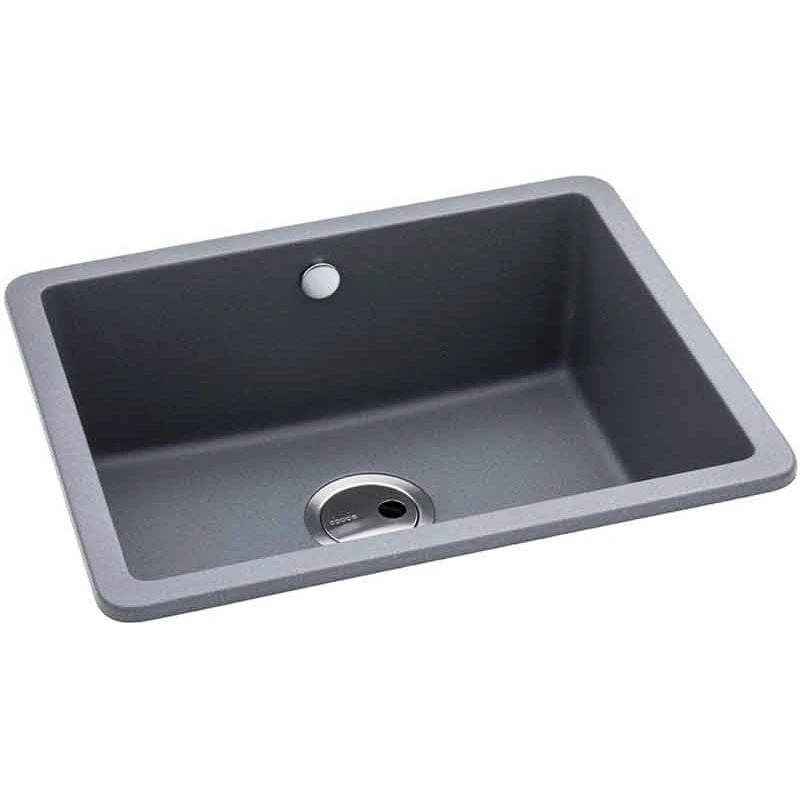 Abode Matrix Single Bowl Granite Kitchen Sink - Grey - AW3134 4 Abode Matrix Single Bowl Granite Kitchen Sink - Grey - AW3134 - Image 2