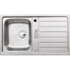Abode Neron Single Bowl & Drainer Stainless Steel Kitchen Sink - AW5111