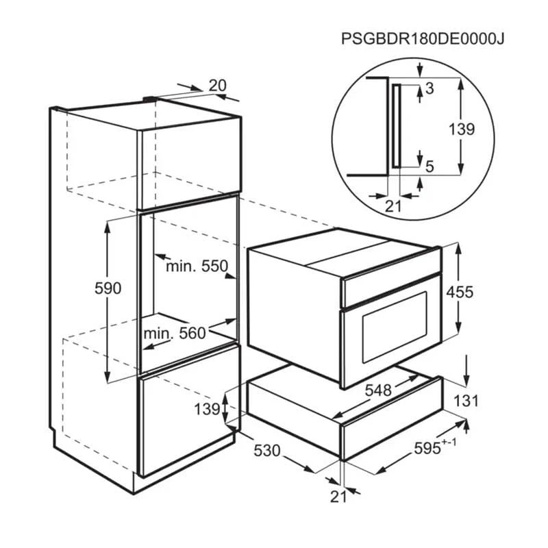 AEG KDE911424M 14cm Warming Drawer - Stainless Steel 12 AEG KDE911424M 14cm Warming Drawer - Stainless Steel - Image 10
