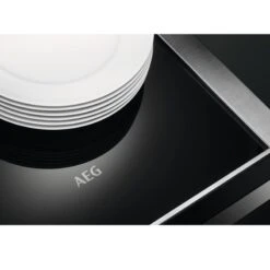 AEG KDK911424T 14cm Warming Drawer - Matt Black -Home Kitchen aeg kdk911424m plates on base top view 1
