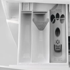 AEG L7WE7631BI Built-In 7kg/4kg 1600rpm Washer Dryer - White -Home Kitchen aeg l7we7631bi detergent tray top close up view