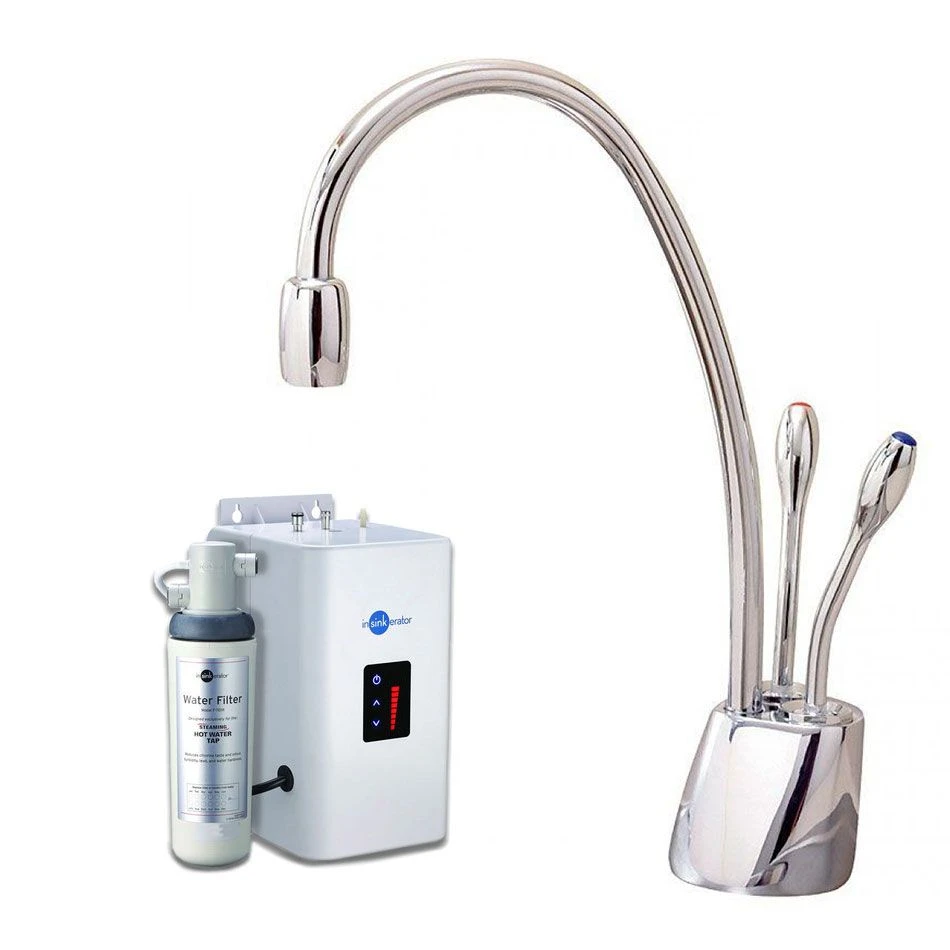InSinkErator HC1100 Steaming Hot/Cold Kitchen Tap W/ NeoTank & Filter Pack - Chrome - 44318+45094 3 InSinkErator HC1100 Steaming Hot/Cold Kitchen Tap W/ NeoTank & Filter Pack - Chrome - 44318+45094