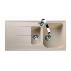 Rangemaster Amethyst 1.5 Bowl Igneous Granite Kitchen Sink - Stone - AME1052SN/