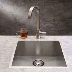 Reginox Amur Kitchen Tap - Brushed Nickel - AMUR BR