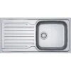 Franke Antea 1 Bowl Inset Kitchen Sink Reversible AZN 611-100 - Stainless Steel - 101.0489.525 -Home Kitchen antea