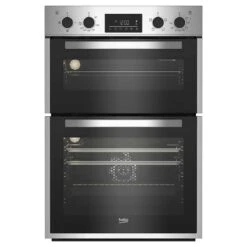 Beko BBDF26300X 90cm Electric 75 Litre Double Fan Oven - Stainless Steel
