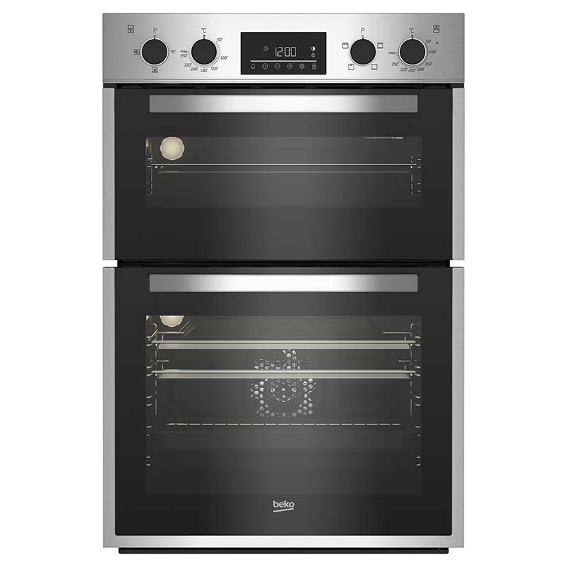 Beko BBDF26300X 90cm Electric 75 Litre Double Fan Oven - Stainless Steel 3 Beko BBDF26300X 90cm Electric 75 Litre Double Fan Oven - Stainless Steel