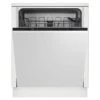 Beko DIN15X20 Integrated 5 Programme Dishwasher - White