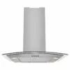 Beko HCG61320X 60cm Elegant Glass Chimney Hood - Stainless Steel -Home Kitchen b e beko hcg61320x