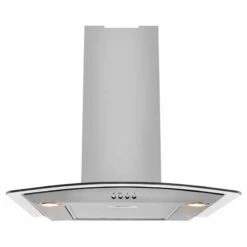 Beko HCG61320X 60cm Elegant Glass Chimney Hood - Stainless Steel