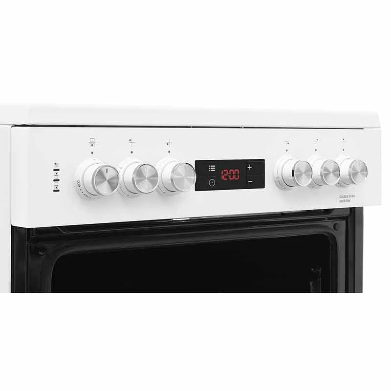 Beko KDC653W 60cm Electric Double Oven Ceramic Cooker - White 8 Beko KDC653W 60cm Electric Double Oven Ceramic Cooker - White - Image 6