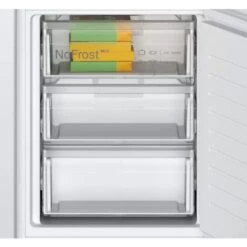 Bosch Series 2 KIN86NSF0G Built-In Fridge Freezer With Bottom Freezer & Sliding Hinge - White -Home Kitchen b o bosch kin86nsf0g 7