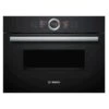 Bosch Series 8 CMG656BB6B Compact Oven & Microwave With Home Connect - Black -Home Kitchen b o bosch series 8 cmg656bb6b