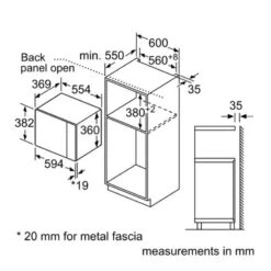 Bosch Series 6 BEL553MS0B Built-In Microwave & Grill - Stainless Steel 9 Bosch Series 6 BEL553MS0B Built-In Microwave & Grill - Stainless Steel -Home Kitchen b o bosch bel553ms0b 3
