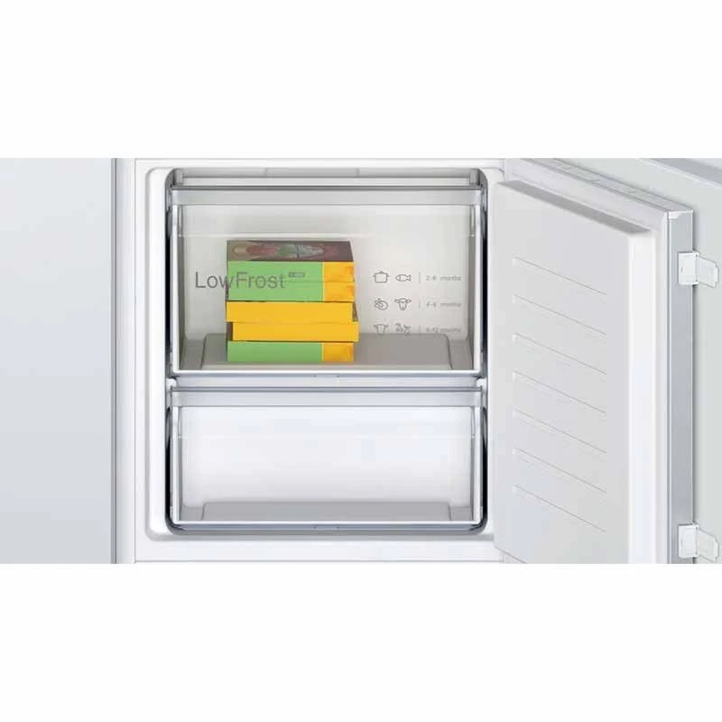 Bosch Series 2 KIV87NSF0G Built-In Low Frost 70/30 Fridge Freezer - White 7 Bosch Series 2 KIV87NSF0G Built-In Low Frost 70/30 Fridge Freezer - White - Image 5