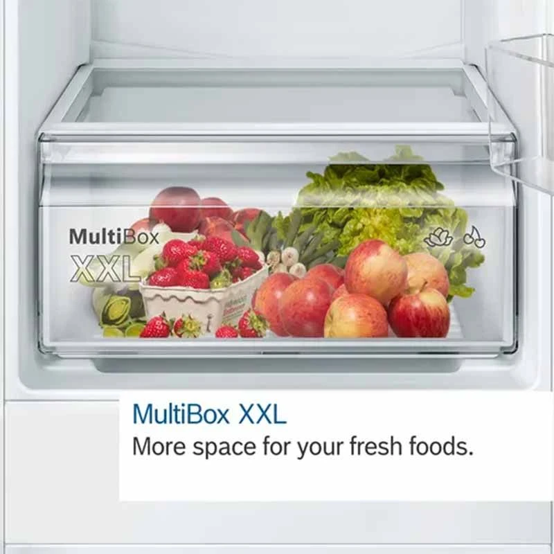 Bosch Series 2 KIV87NSF0G Built-In Low Frost 70/30 Fridge Freezer - White 9 Bosch Series 2 KIV87NSF0G Built-In Low Frost 70/30 Fridge Freezer - White - Image 7