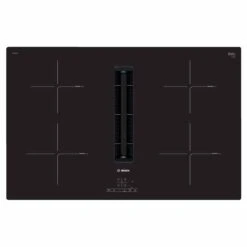 Bosch Series 4 PIE811B15E 80cm Venting Induction Hob - Black Glass