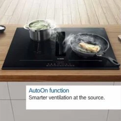 Bosch Series 6 PVQ731F15E 70cm Venting Induction Hob - Black Glass -Home Kitchen b o bosch pvq731f15e 4