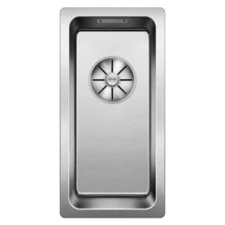 Blanco ANDANO 180-IF 1 Bowl Stainless Steel Kitchen Sink With Manual InFino Drain System - Satin Polish - 522951