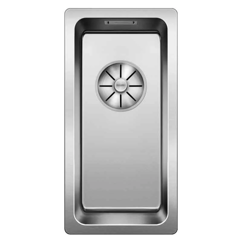 Blanco ANDANO 180-IF 1 Bowl Stainless Steel Kitchen Sink With Manual InFino Drain System - Satin Polish - 522951 3 Blanco ANDANO 180-IF 1 Bowl Stainless Steel Kitchen Sink With Manual InFino Drain System - Satin Polish - 522951