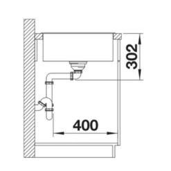 Blanco AXIA III XL 6 S 1 Bowl Inset Silgranit Reversible Kitchen Sink With Remote Control InFino Drain System - Anthracite - 523510 -Home Kitchen blanco axia 523510 dimensions 1