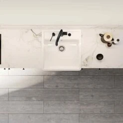 Blanco PANOR 60 1 Bowl Inset Ceramic Kitchen Sink - Chrystal White - 514486 -Home Kitchen blanco panor 514486 3