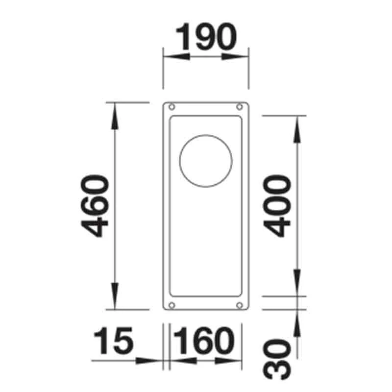 Blanco SUBLINE 160-U 1 Bowl Undermount Silgranit Kitchen Sink With Manual InFino Waste - Anthracite - 523396 4 Blanco SUBLINE 160-U 1 Bowl Undermount Silgranit Kitchen Sink With Manual InFino Waste - Anthracite - 523396 - Image 2