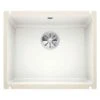 Blanco SUBLINE 500-U 1 Bowl Undermount Ceramic Kitchen Sink With Manual InFino Waste - Crystal White - 523733 1 Blanco SUBLINE 500-U 1 Bowl Undermount Ceramic Kitchen Sink With Manual InFino Waste - Crystal White - 523733 -Home Kitchen blanco subline 523733