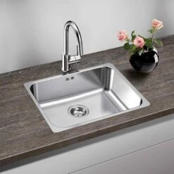 Blanco SUPRA 500-IF 1 Bowl Inset Stainless Steel Kitchen Sink - 526351